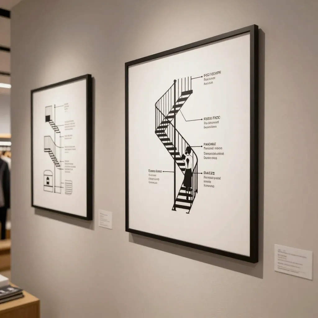 Bold typography escape plan