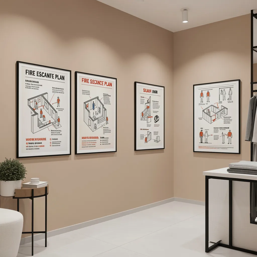 Clean exit route design
