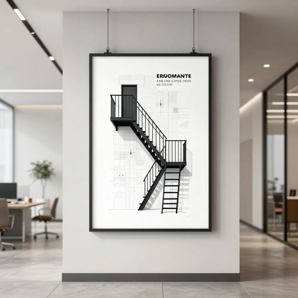 Office floor escape layout