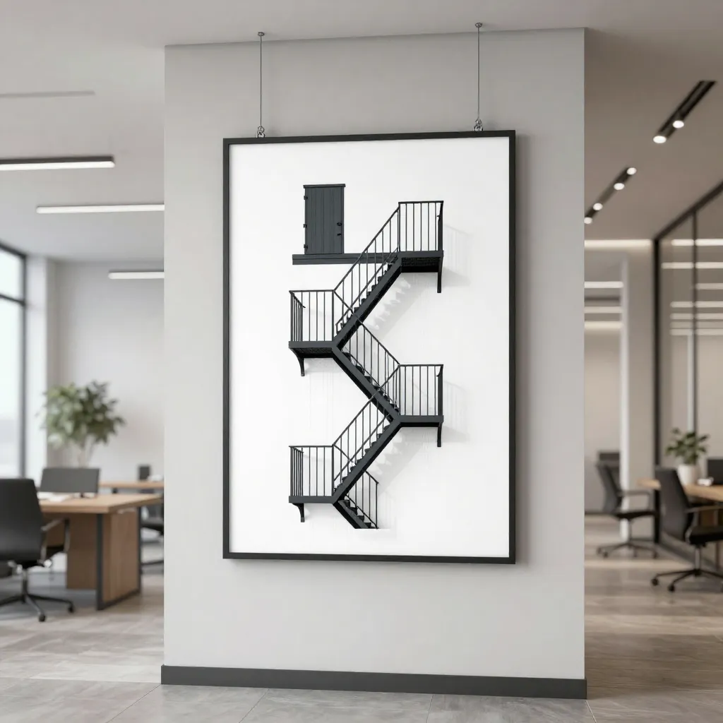 Technical escape plan layout