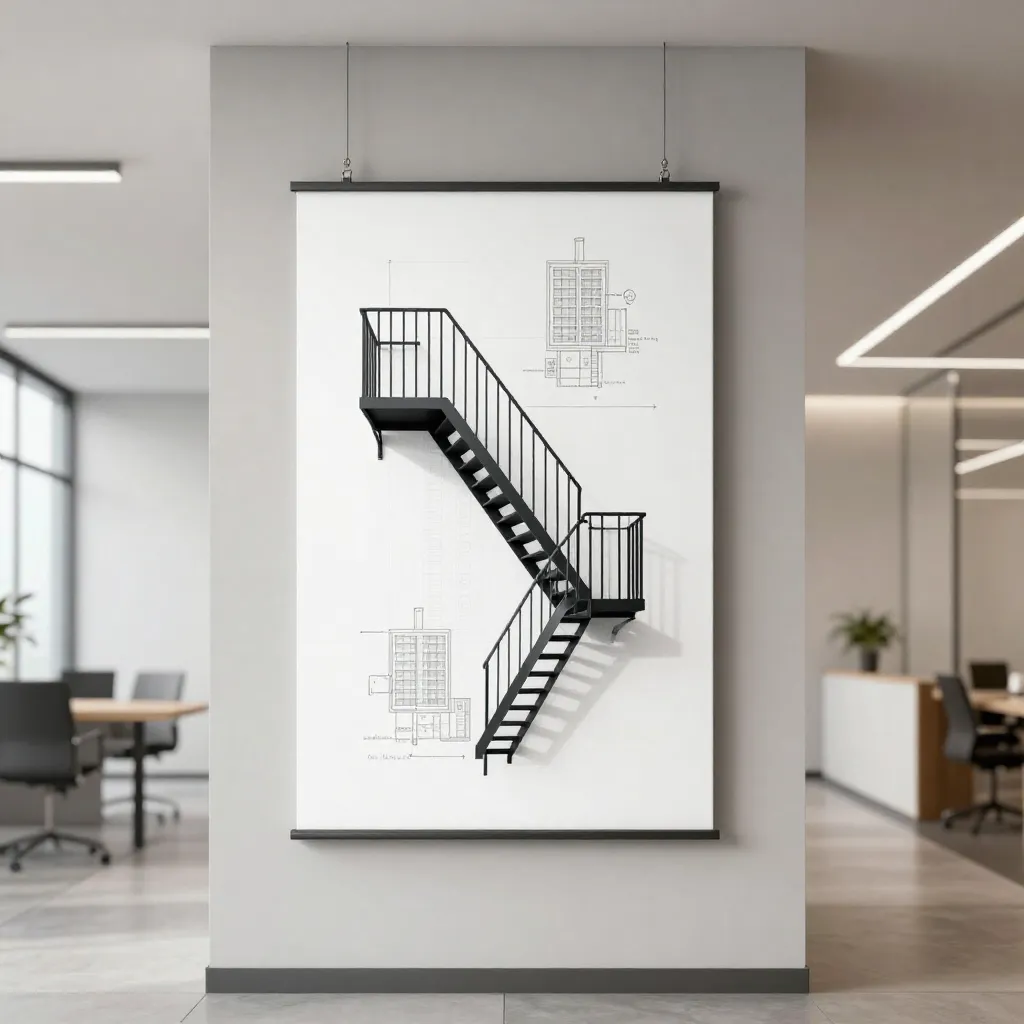 Size comparison of A3 and A2 poster formats